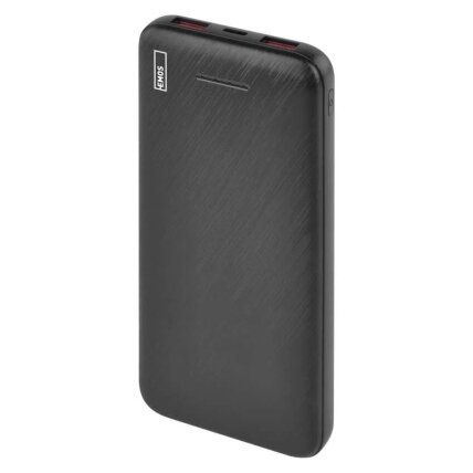 Išorinė baterija EMOS AlphaQ3, 10 000 mAh 22.5 W, juoda