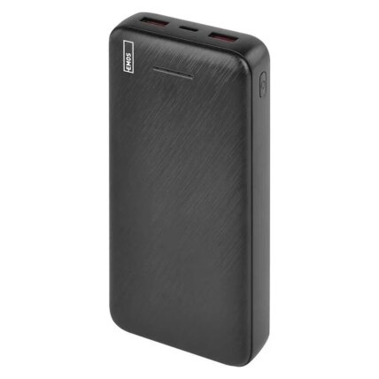 Išorinė baterija EMOS AlphaQ3, 20 000 mAh 22.5 W, juoda