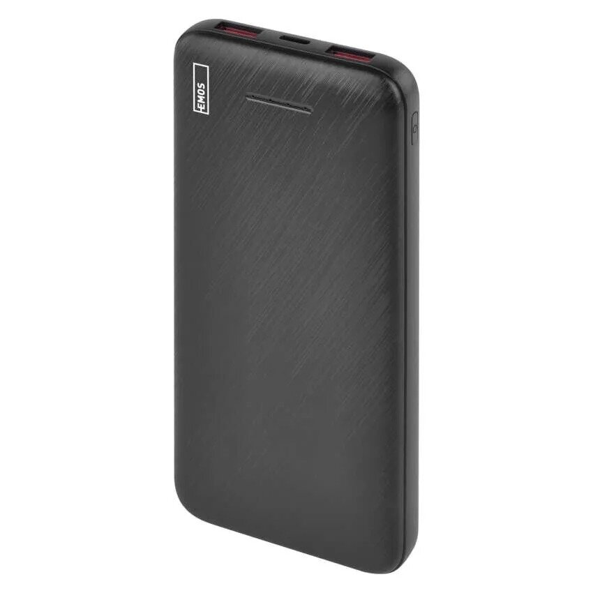 Išorinė baterija EMOS AlphaQ3, 10 000 mAh 22.5 W, juoda