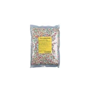 Ivairiaspalviai torto papuošimai,400 g Ivairiaspalviai torto papuošimai,400 g
