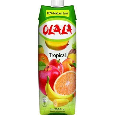 Įvairių tropinių vaisių sultys OLALA, 1l Įvairių tropinių vaisių sultys OLALA, 1l