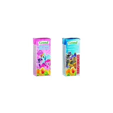 Įvairių vaisių gėrimas GRAND, 200 ml Įvairių vaisių gėrimas GRAND, 200 ml