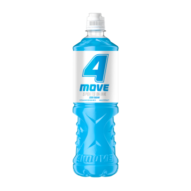 Izotoninis gėrimas 4 MOVE Zero Multifruit, 750ml PET