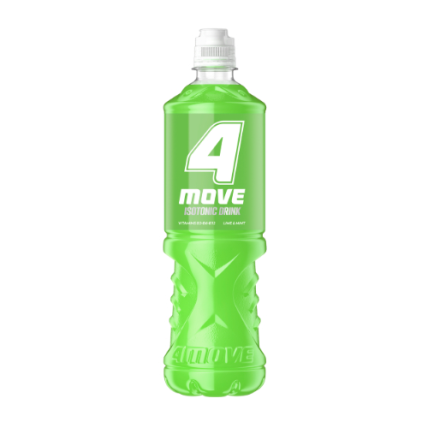 Izotoninis gėrimas 4 MOVE žaliųjų citrinų ir mėtų skonio, 750 ml