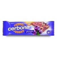 Javainių batonėlis CERBONA Blueberry, su jogurtiniu glaistu, 20 g