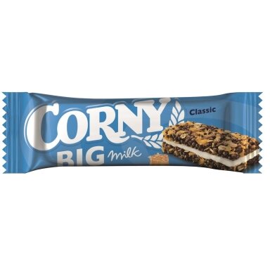 Javainių batonėlis CORNY BIG MILK, su pieno kremu, 40 g