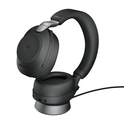 Jabra Evolve2 85 MS + Ladestation + Link 380a Black 1 Jabra Evolve2 85 MS + Ladestation + Link 380a Black 1