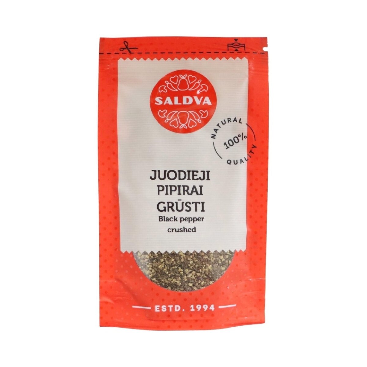 Juodieji pipirai SALDVA, grūsti, 25 g