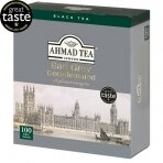 Juodoji arbata AHMAD Alu Earl grey Decaffeinated, 100 vnt. arbatos pakelių folijos vokeliuose