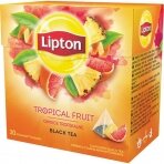 Juodoji arbata, LIPTON, su tropiniais vaisiais, 20 vnt