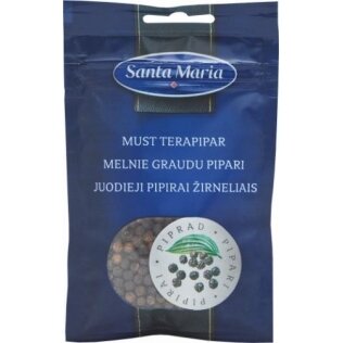 Juodieji pipirai SANTA MARIA, žirneliais, 22 g