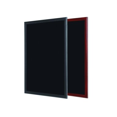 Juoda kreidinė lenta BI-OFFICE 60x45, juodas medinis rėmas
