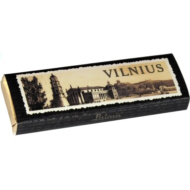 Juodasis šokoladas VILNIUS, 20 g