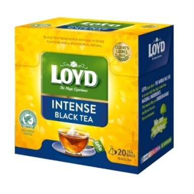 Juodoji arbata LOYD Black Intense, 20 x 2g Juodoji arbata LOYD Black Intense, 20 x 2g