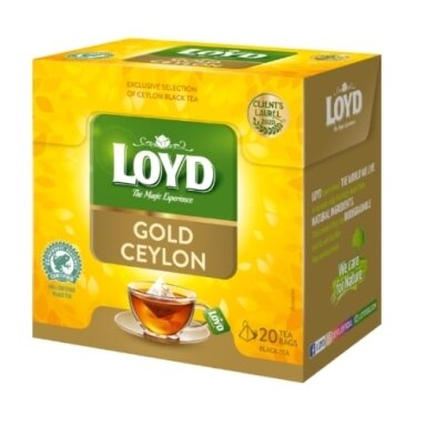 Juodoji arbata LOYD Gold Ceylon, 20 x 2g Juodoji arbata LOYD Gold Ceylon, 20 x 2g