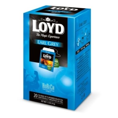 Juodoji arbata LOYD HORECA Earl Grey, 20 x 1,7g