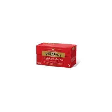 Juodoji arbata TWININGS English Breakfast, 25 x 2 g