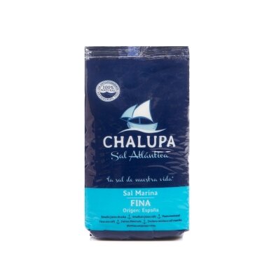 Jūros druska, CHALUPA, smulki , 1 kg Jūros druska, CHALUPA, smulki , 1 kg