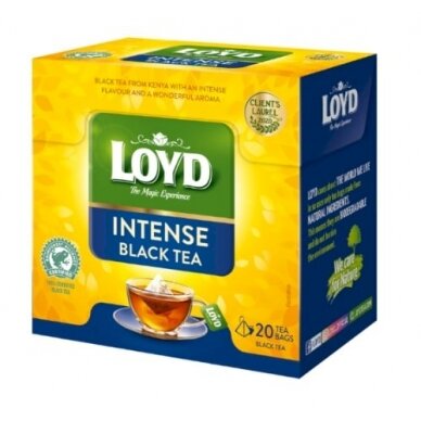 Juodoji arbata LOYD Black Intense, 20 x 2g