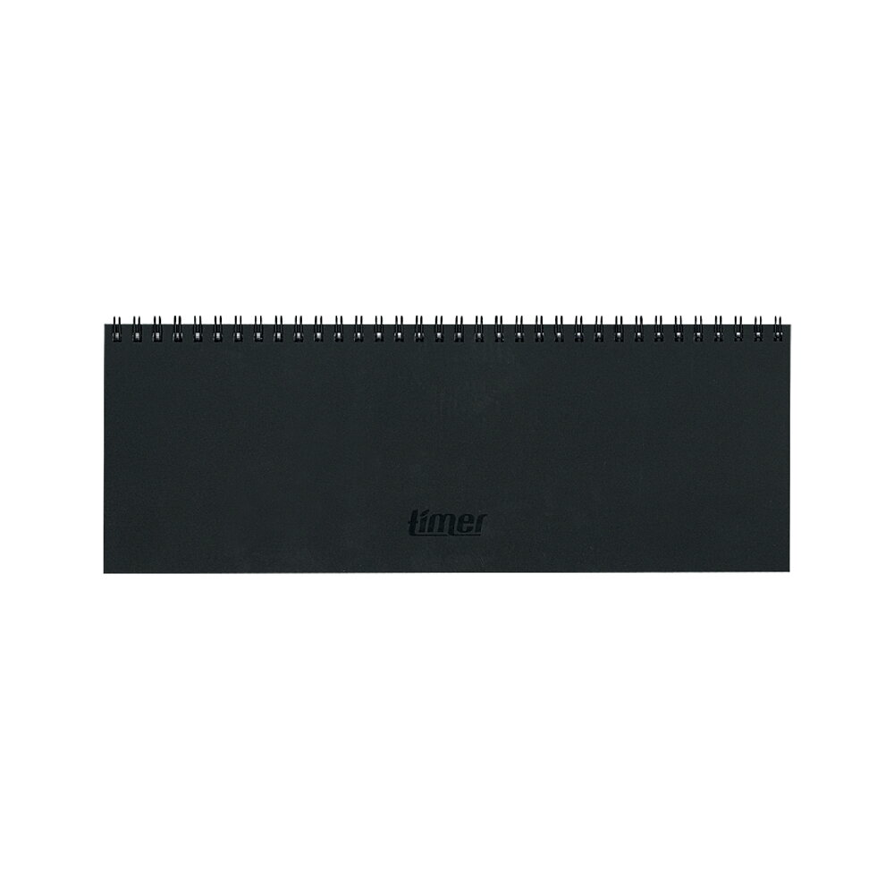 Kalendorius MEMO 2027, 290 x 110mm, plastikas, juoda Kalendorius MEMO 2027, 290 x 110mm, plastikas, juoda