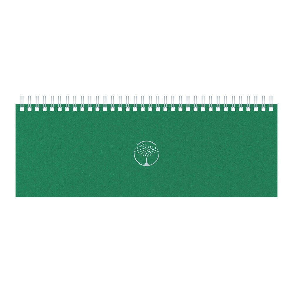 Kalendorius MEMO ECO 2027, 290 x 110 mm, kartoninis, žalios sp. Kalendorius MEMO ECO 2027, 290 x 110 mm, kartoninis, žalios sp.