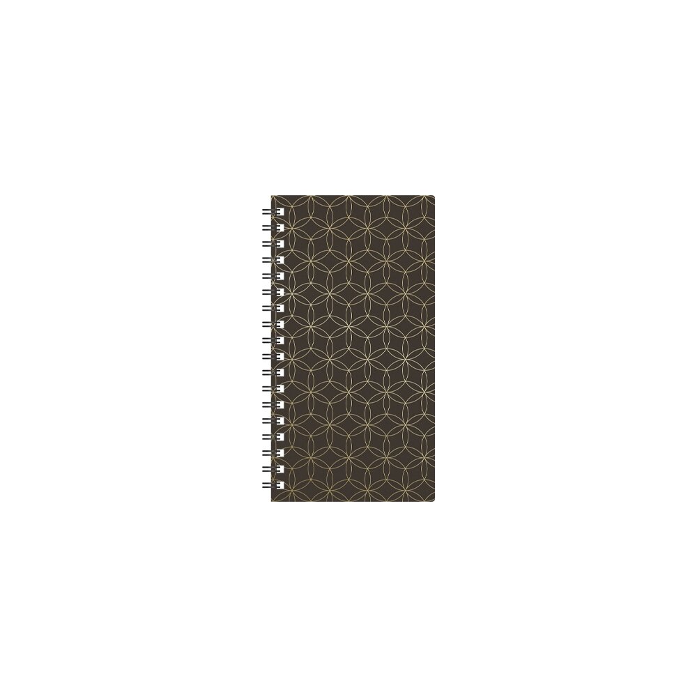 Kalendorius MIDI Spirex 2027, 95 x 170 mm, Pattern, ruda, kartonas Kalendorius MIDI Spirex 2027, 95 x 170 mm, Pattern, ruda, kartonas