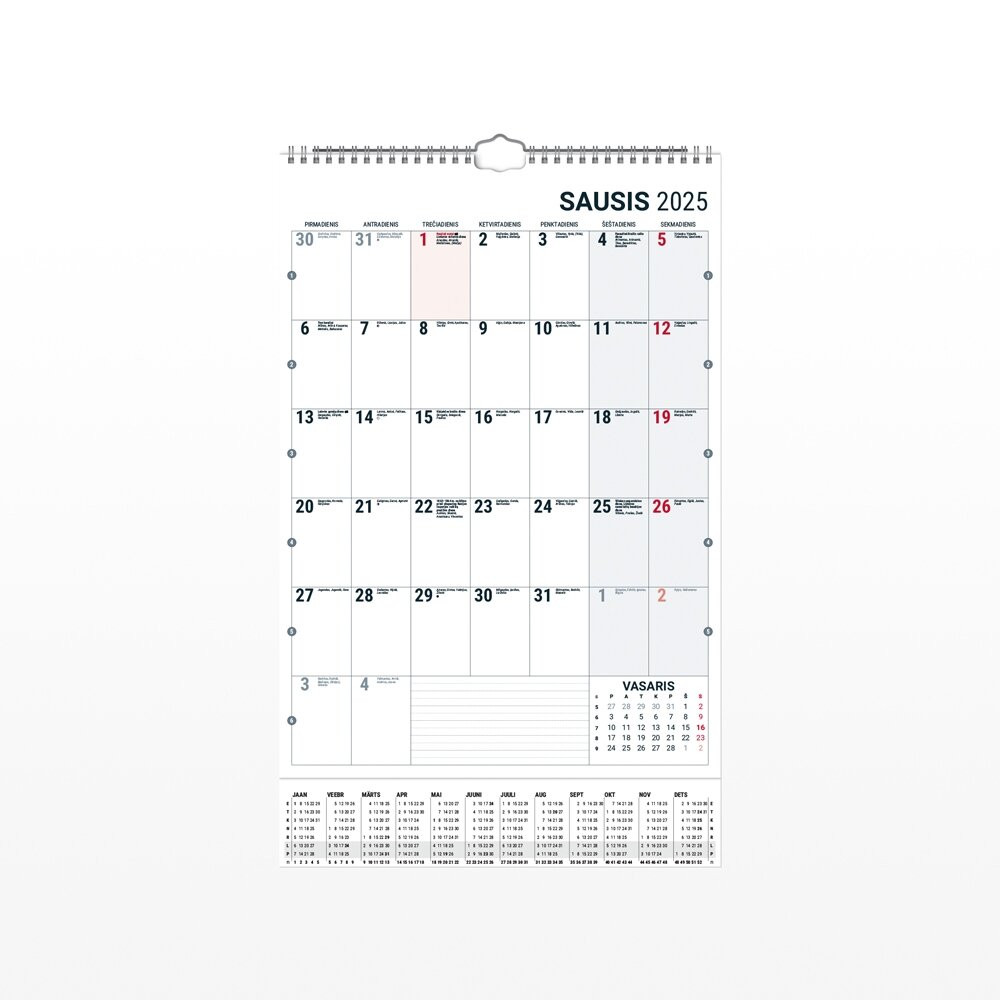 Kalendorius MONO PLANNER, 2027 Kalendorius MONO PLANNER, 2027
