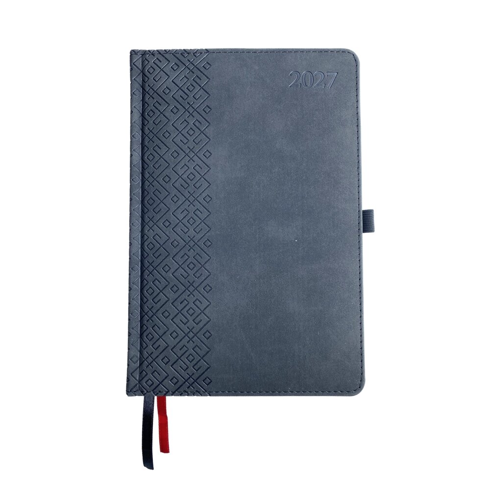 Kalendorius TRADITIONAL, 2027, PU, A5, juoda