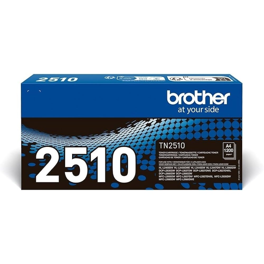 Kasetė Brother TN-2510 BK 1200psl OEM Kasetė Brother TN-2510 BK 1200psl OEM