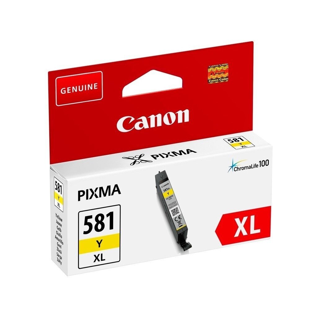 Kasetė Canon CLI-581 XL YL 515 psl. OEM Kasetė Canon CLI-581 XL YL 515 psl. OEM