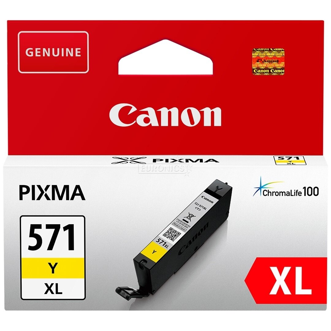 Kasetė Canon CLI-571 XL (0334C001) YL OEM Kasetė Canon CLI-571 XL (0334C001) YL OEM