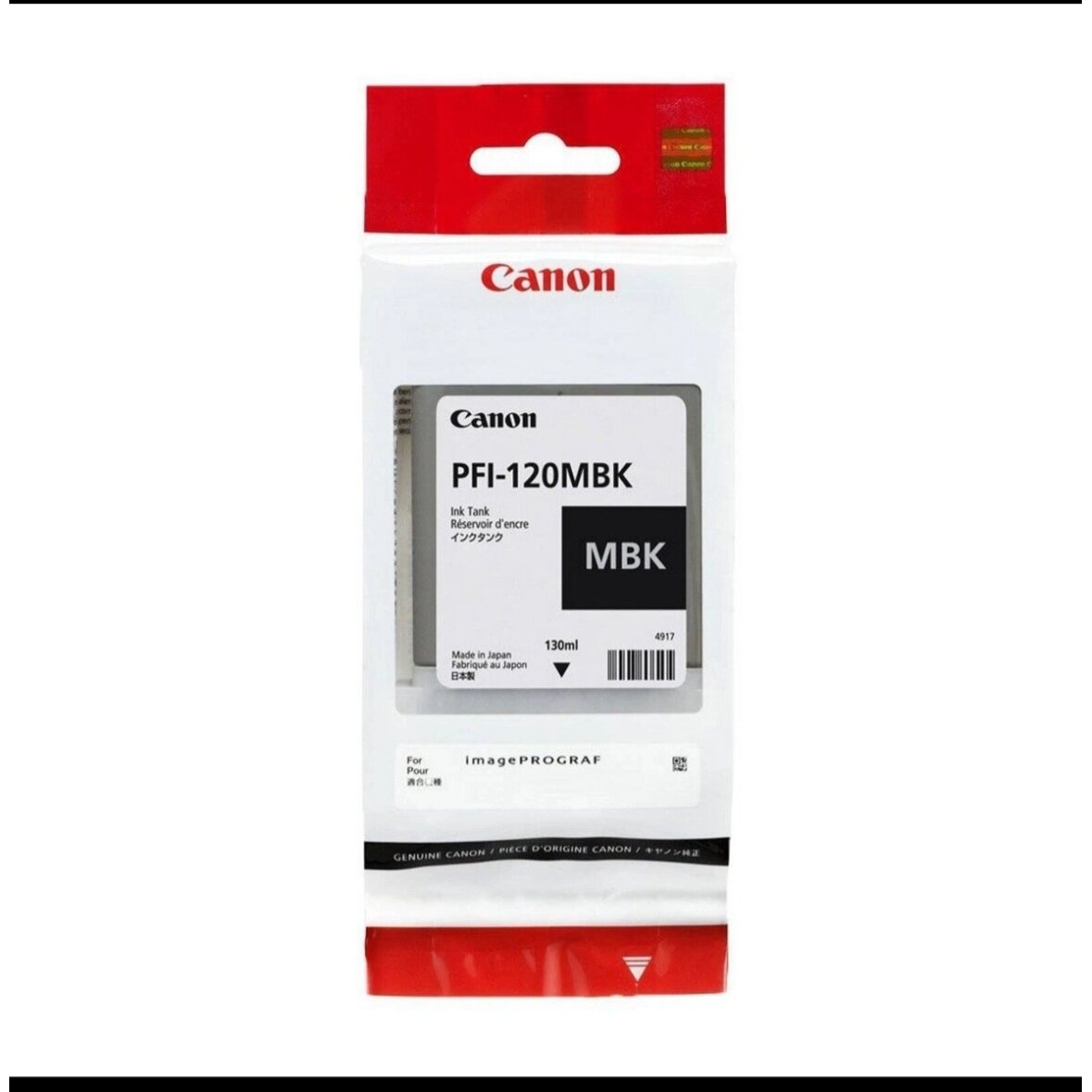 Kasetė Canon PFI-120MBK (2884C001) Mat BK 130ml OEM