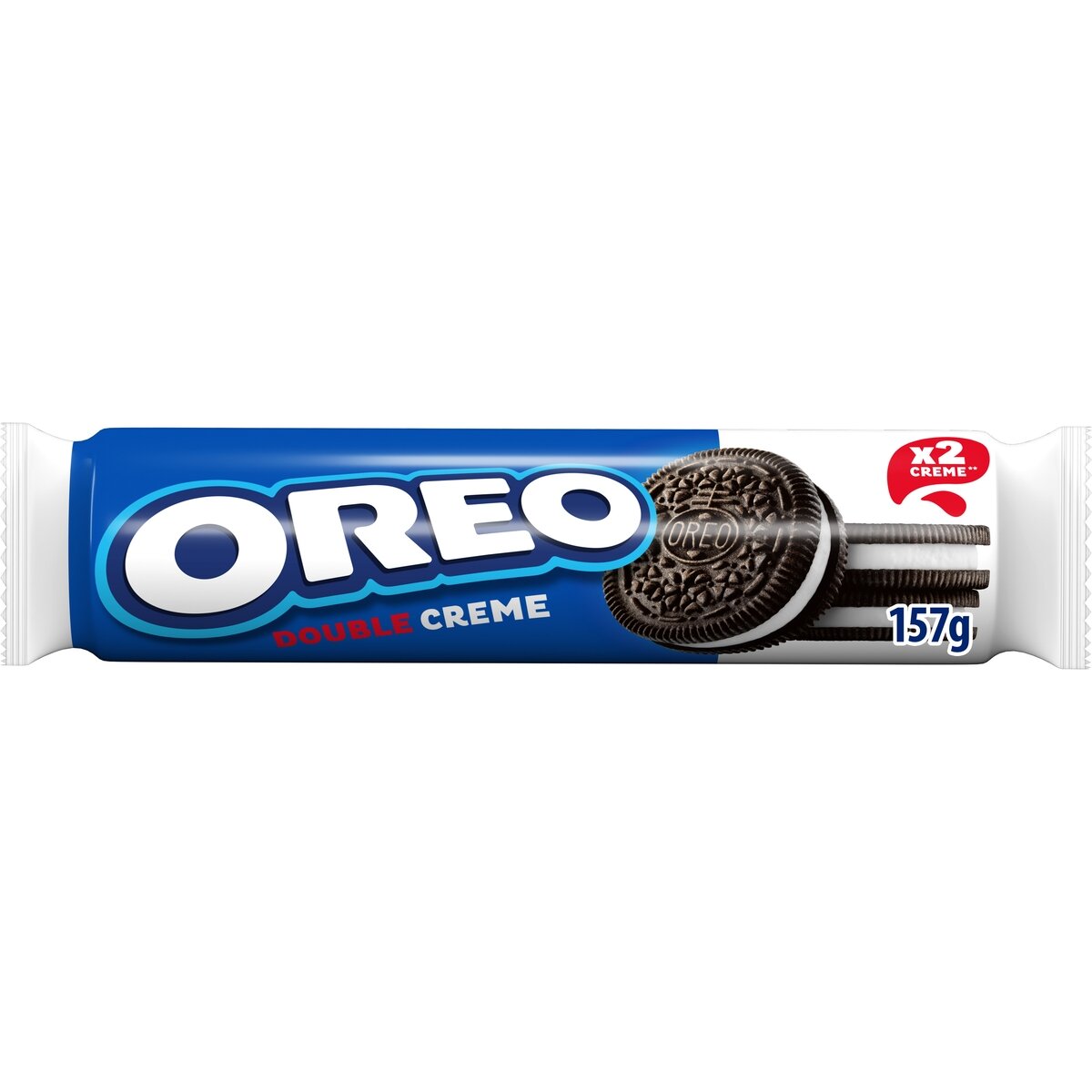 Kakaviniai sausainiai OREO Double su vanilės skonio įdaru, 157 g Kakaviniai sausainiai OREO Double su vanilės skonio įdaru, 157 g