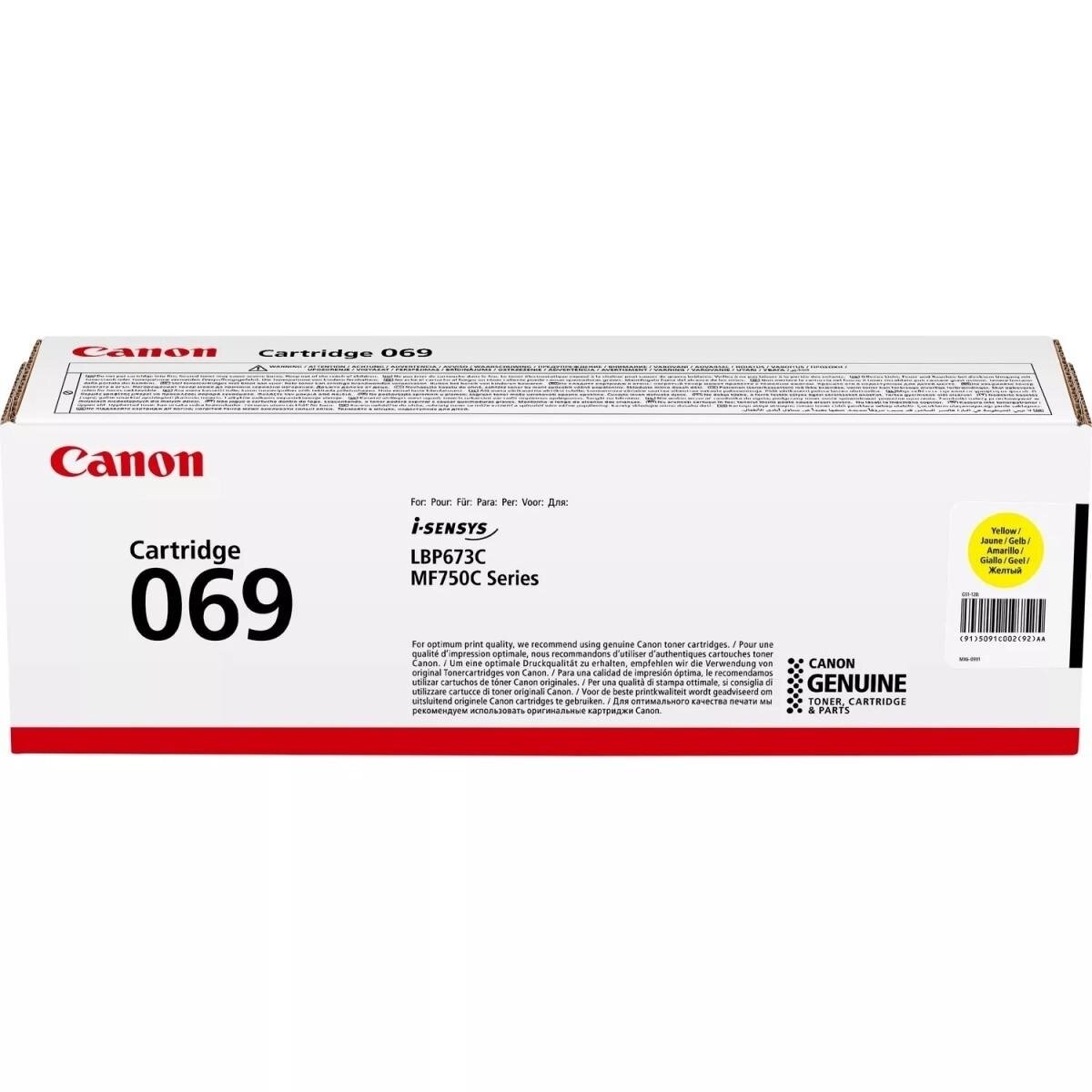 Kasetė Canon 069 (5091C002) YL 1.900psl OEM