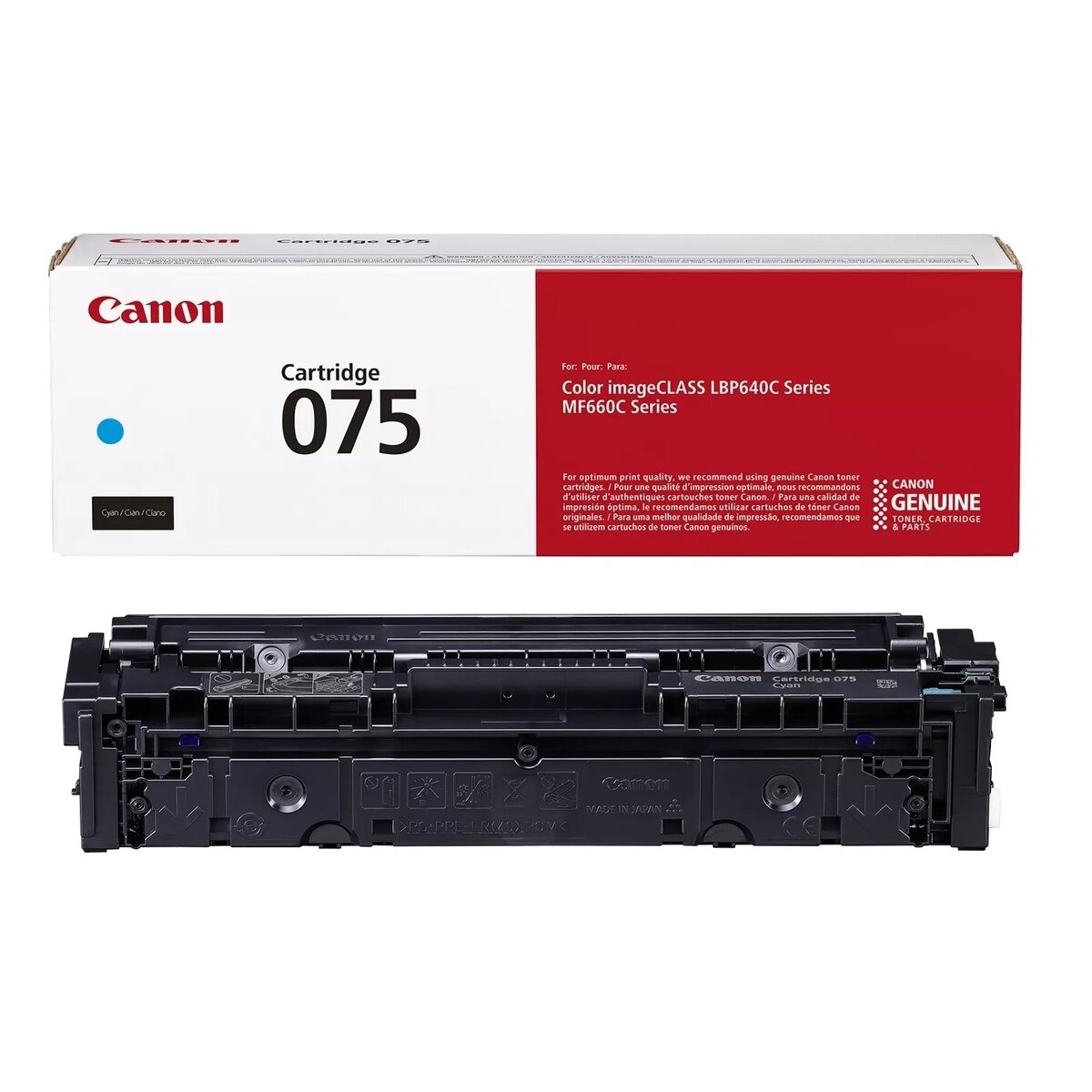 Kasetė Canon 075 (6364C002) CY 1300psl OEM Kasetė Canon 075 (6364C002) CY 1300psl OEM