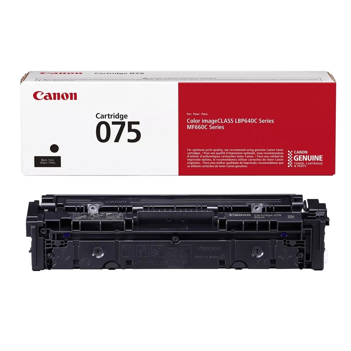Kasetė Canon 075 (6365C002) BK 1400psl OEM Kasetė Canon 075 (6365C002) BK 1400psl OEM