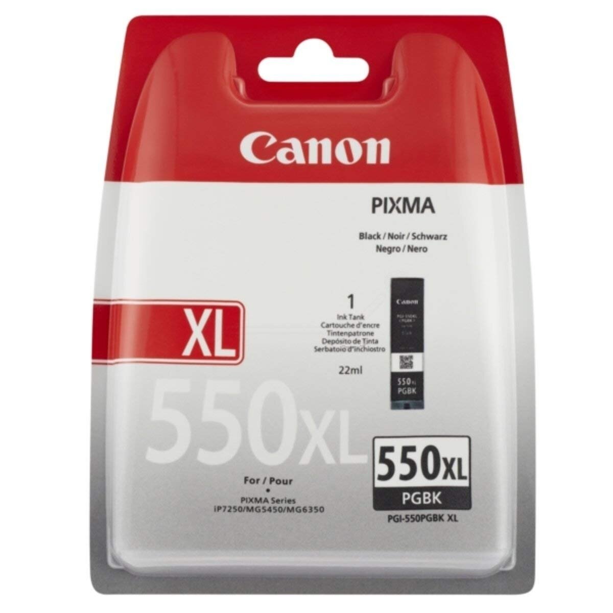Kasetė Canon PGI-550PGBK XL BK 500 psl. OEM Kasetė Canon PGI-550PGBK XL BK 500 psl. OEM