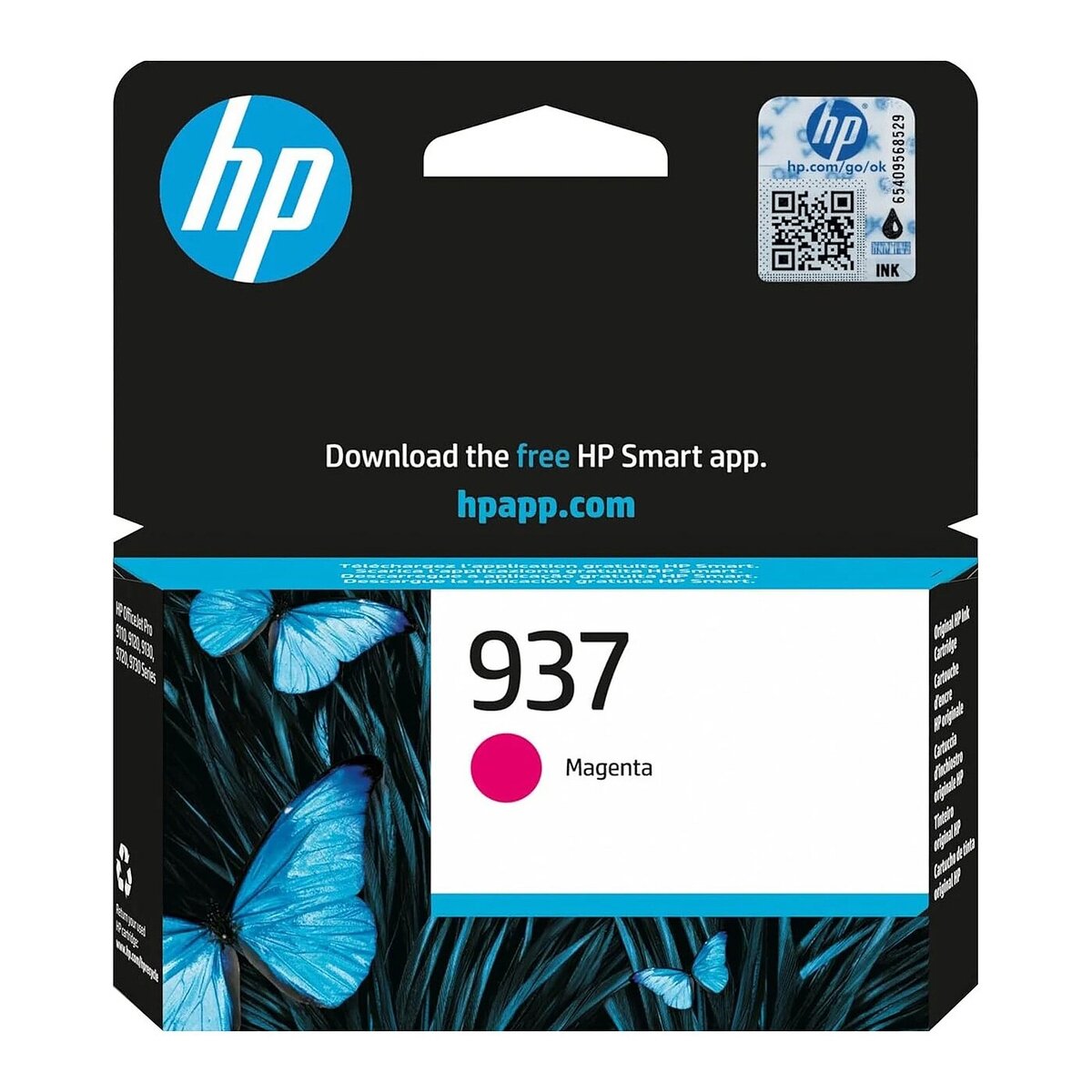 Kasetė HP Ink No.937 (4S6W3NE) MG 800psl OEM Kasetė HP Ink No.937 (4S6W3NE) MG 800psl OEM