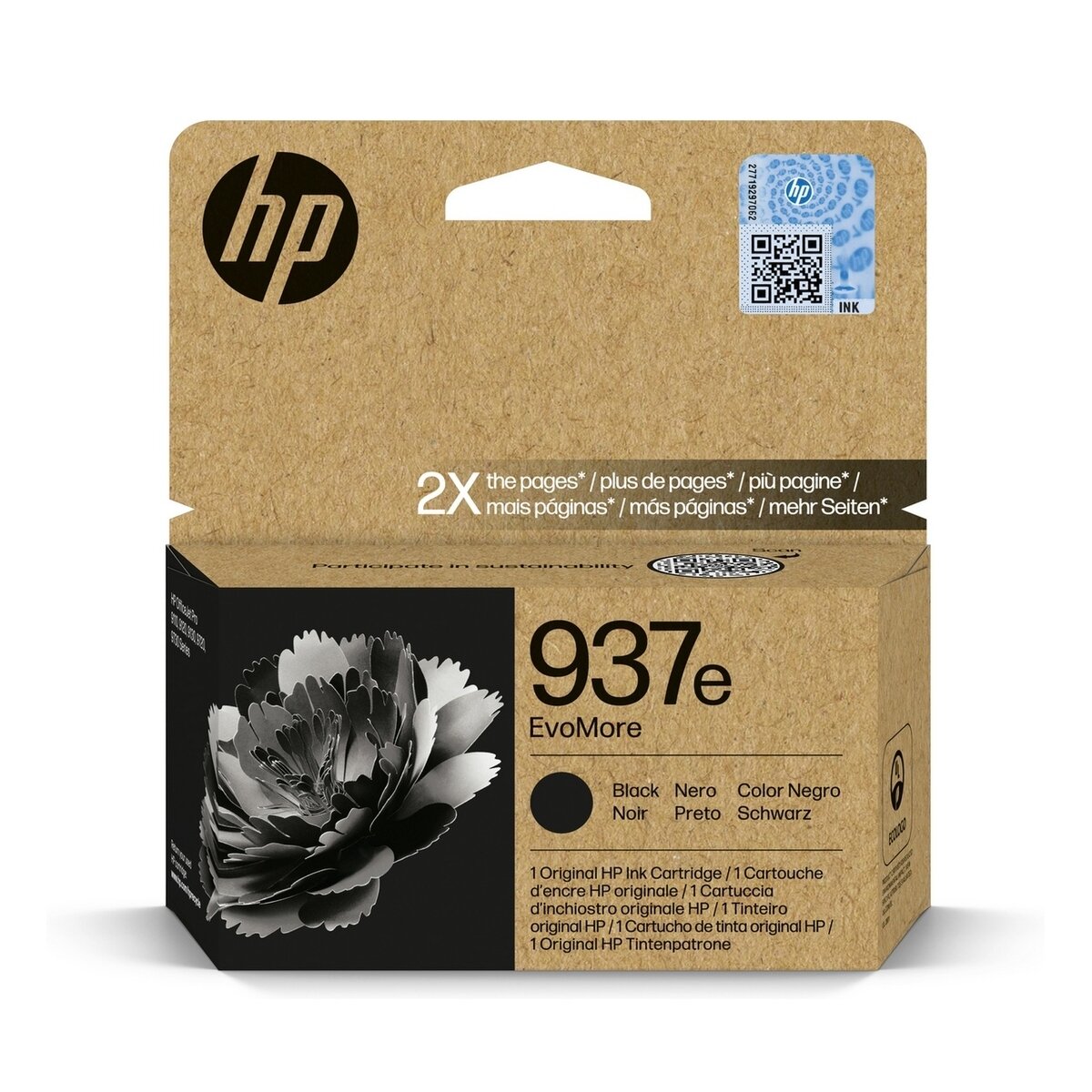 Kasetė HP Ink No.937E (4S6W9NE) BK 2500psl OEM