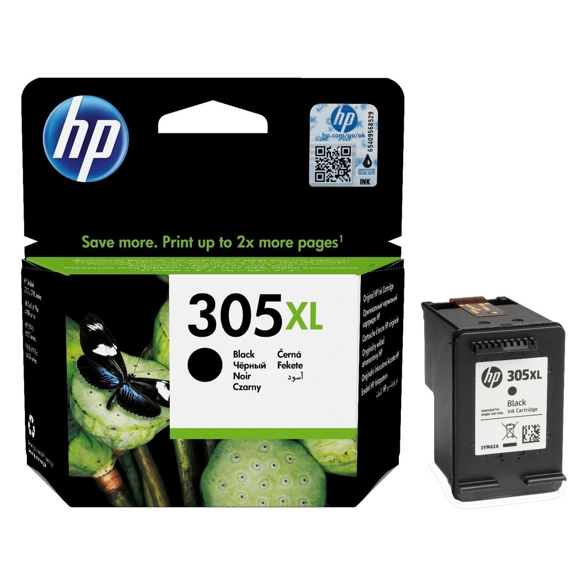 Kasetė HP No.305XL (3YM62AE) BK 240psl OEM Kasetė HP No.305XL (3YM62AE) BK 240psl OEM