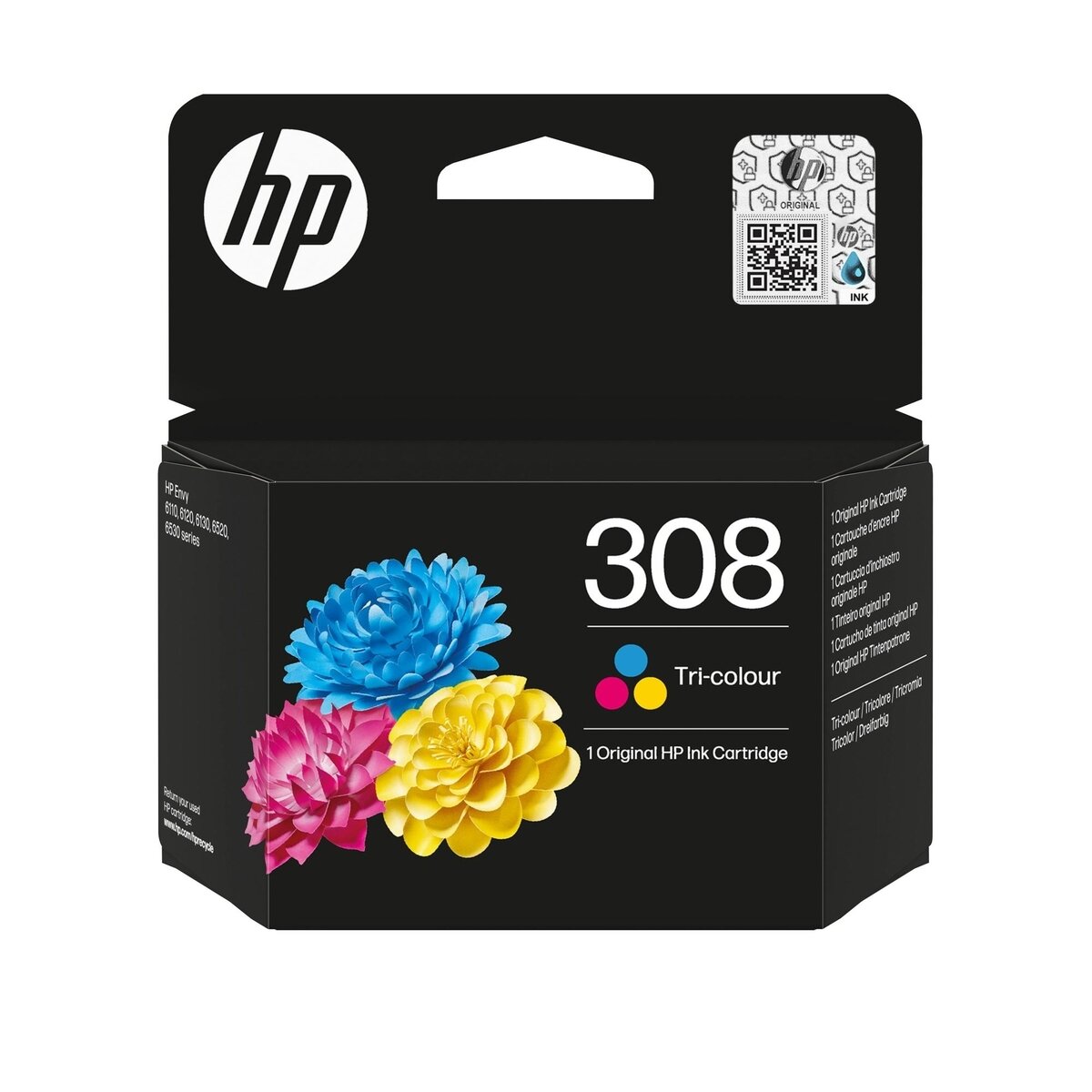 Kasetė HP No.308 (7FP20UE) CMY 120psl OEM Kasetė HP No.308 (7FP20UE) CMY 120psl OEM