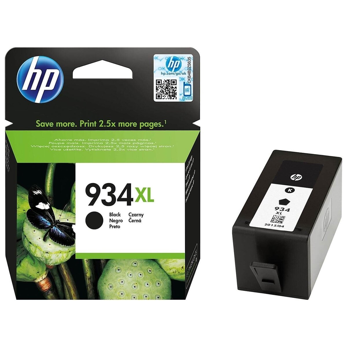 Kasetė HP No.934XL (C2P23AE) BK 1000 psl. OEM