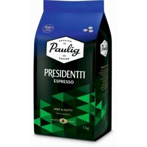 Kavos pupelės PAULIG PRESIDENTTI Espresso, 1 kg 1