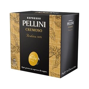Kavos kapsulės PELLINI Cremoso, 75 g Kavos kapsulės PELLINI Cremoso, 75 g