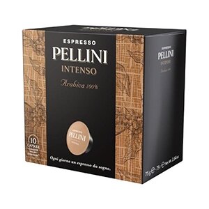 Kavos kapsulės PELLINI Intenso, 75 g Kavos kapsulės PELLINI Intenso, 75 g