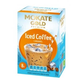 Kavos gėrimas MOKATE Iced  Coffee Caramel, 8 x 15g 1