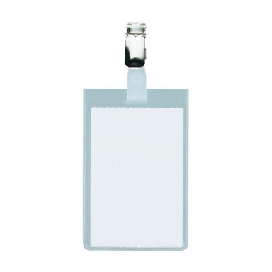 Kabinama vardinė kortelė DURABLE, 90 x 60 mm,  (pak. -25 vnt.)