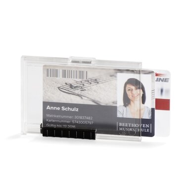Kabinamas dėklas magnetinei kortelei DURABLE PUSHBOX DUO, 10 vnt./pak.