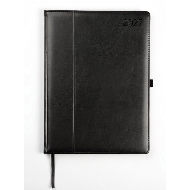 Kalendorius AMBASSADOR BLACK EDITION 2027, PU, A4, juoda (Baltic) Kalendorius AMBASSADOR BLACK EDITION 2027, PU, A4, juoda (Baltic)
