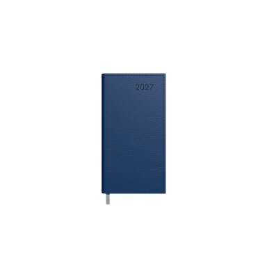 Kalendorius MIDI 2027, 90 x 167 mm, PU, tamsiai mėlyna Kalendorius MIDI 2027, 90 x 167 mm, PU, tamsiai mėlyna